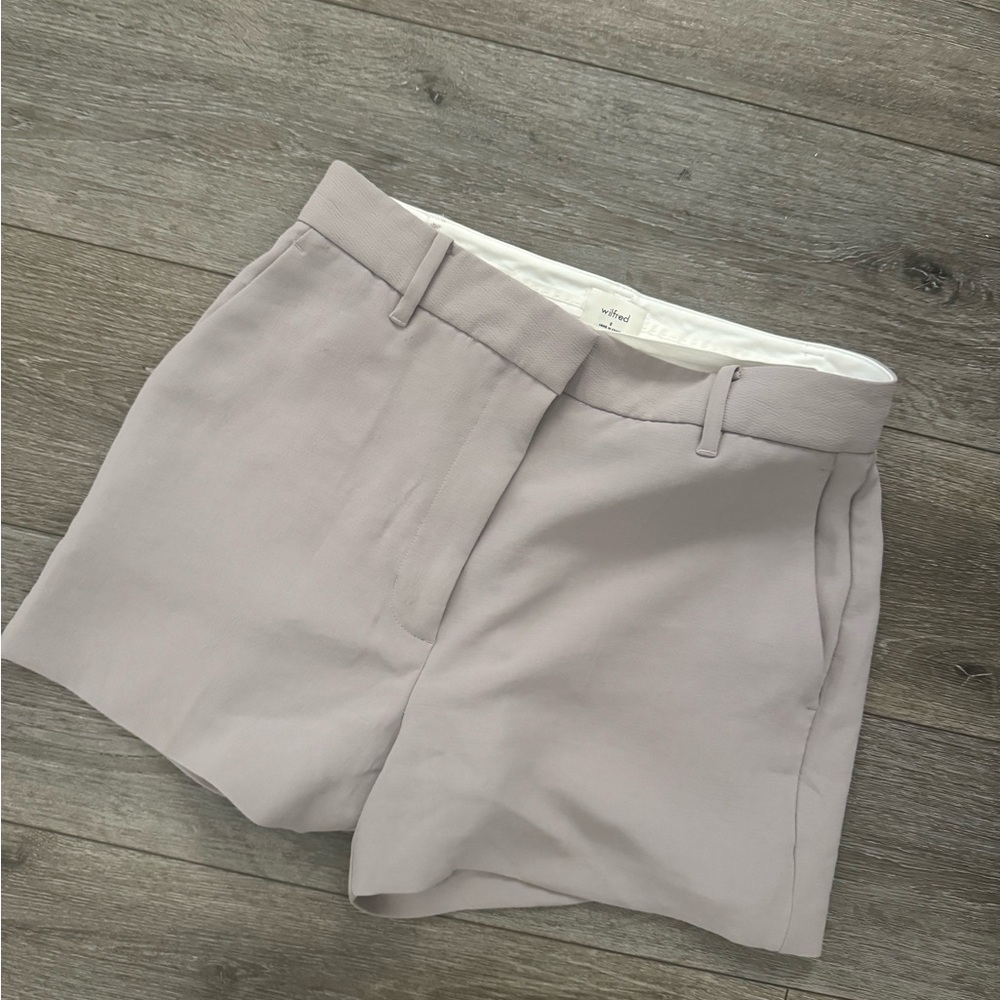 ARITZIA Wilfred Light Lavender Tailored Women's Shorts